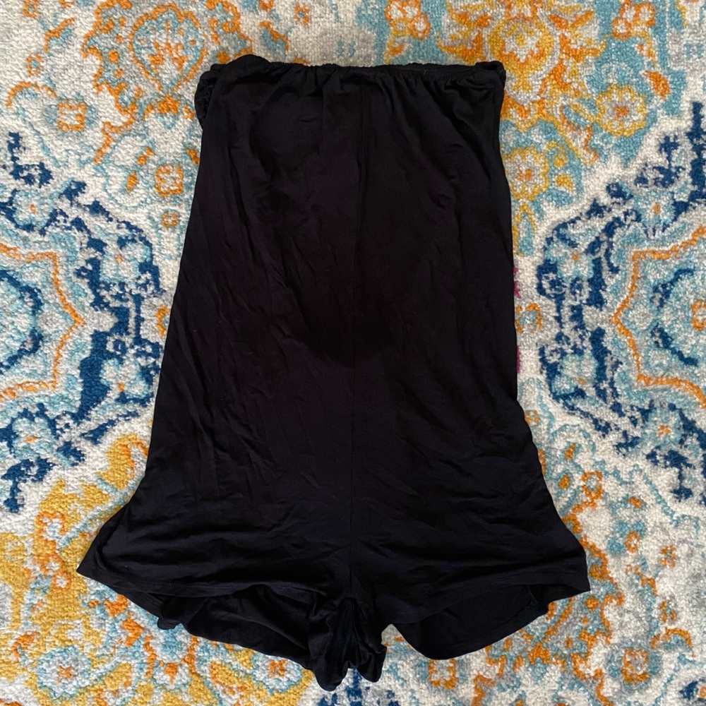 SOLD!! NWT! Free People Beach Rain or Shine Black Strapless Romper Small - Picture 6 of 12
